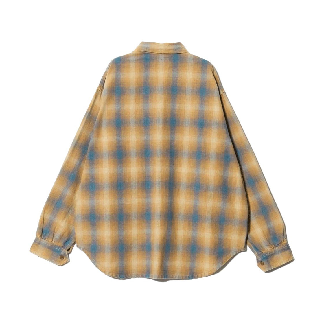 캘리포니아 제너럴 스토어 x 펜들턴 데미지드 플라넬 체크 셔츠 베이지 - 26FW(California General Store x Pendleton Damaged Flannel Check Shirt Beige - 26FW) - 2