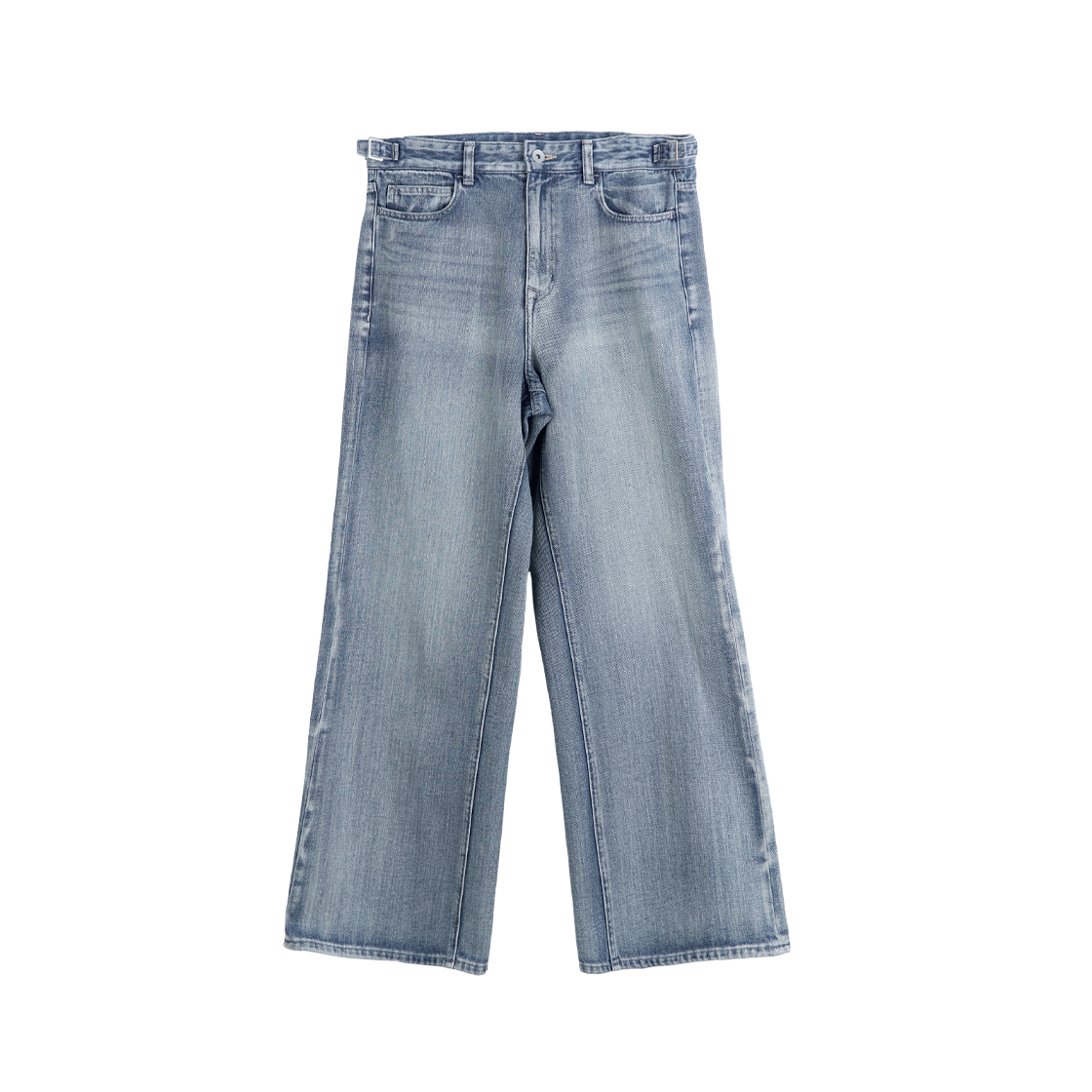 폴리테루 브러쉬드 엉클 컷 진 블루(Polyteru Brushed Uncle Cut Jeans Blue) - 1