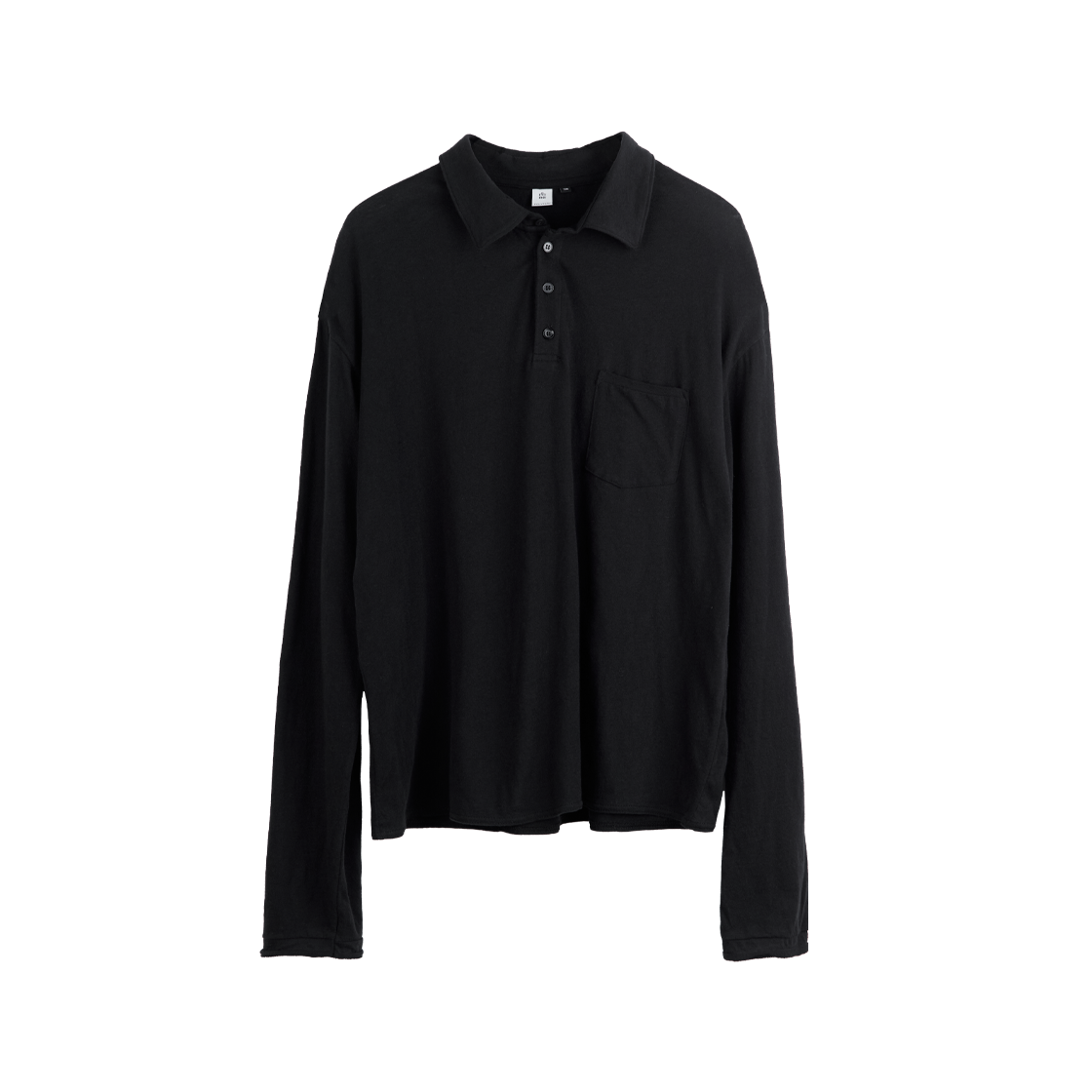 폴리테루 소프트 PK 롱 슬리브 블랙(Polyteru Soft PK Long Sleeves Black)