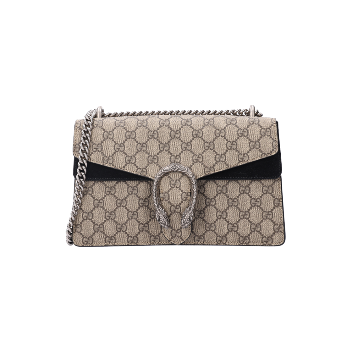 ITIGI73FBSFN Gucci Dionysus Small GG Shoulder Bag Ebony Beige