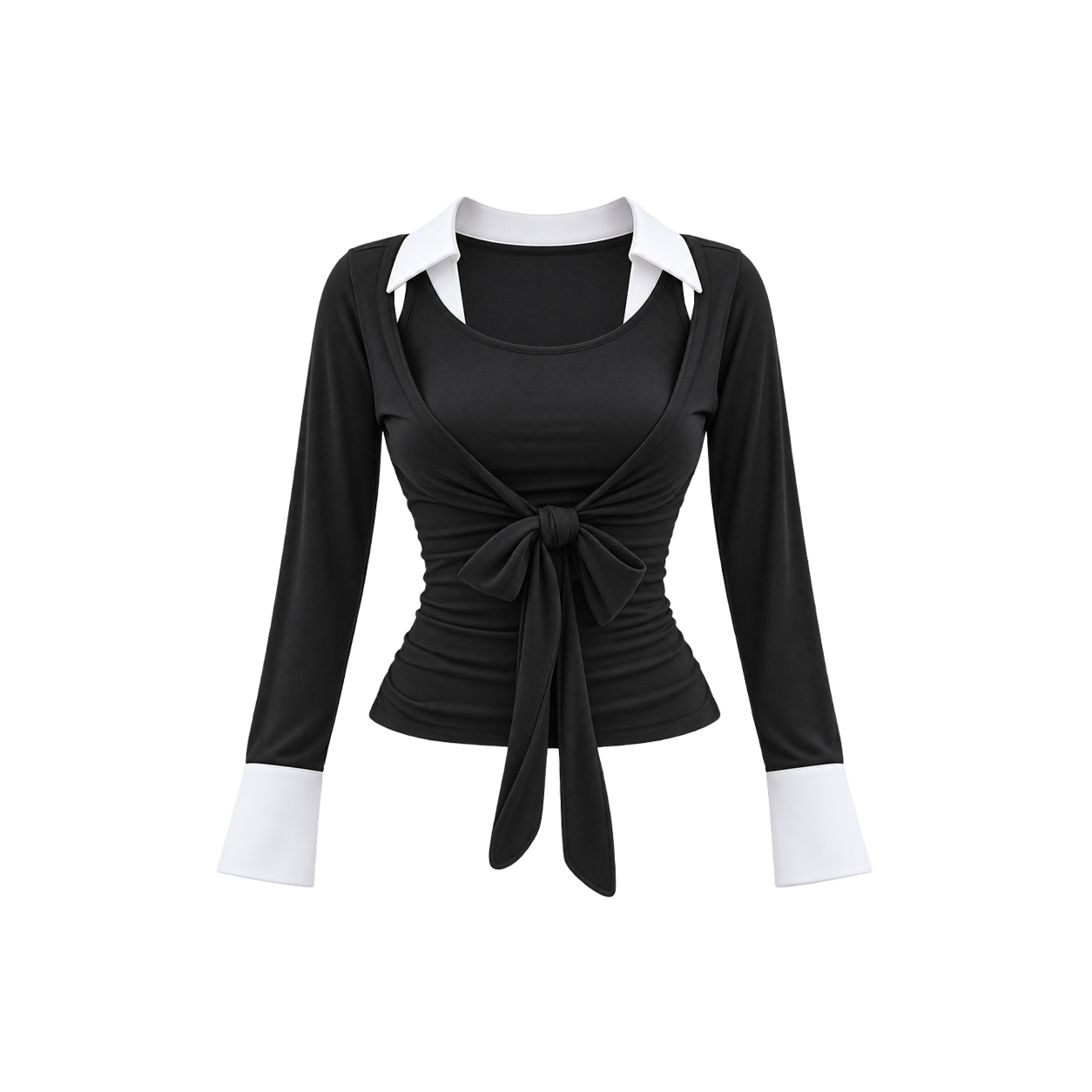 아크메서드 엘렌 레이어드 볼레로 세트 - 화이트(ARCMETHOD Ellen Layered Bolero Set - White)