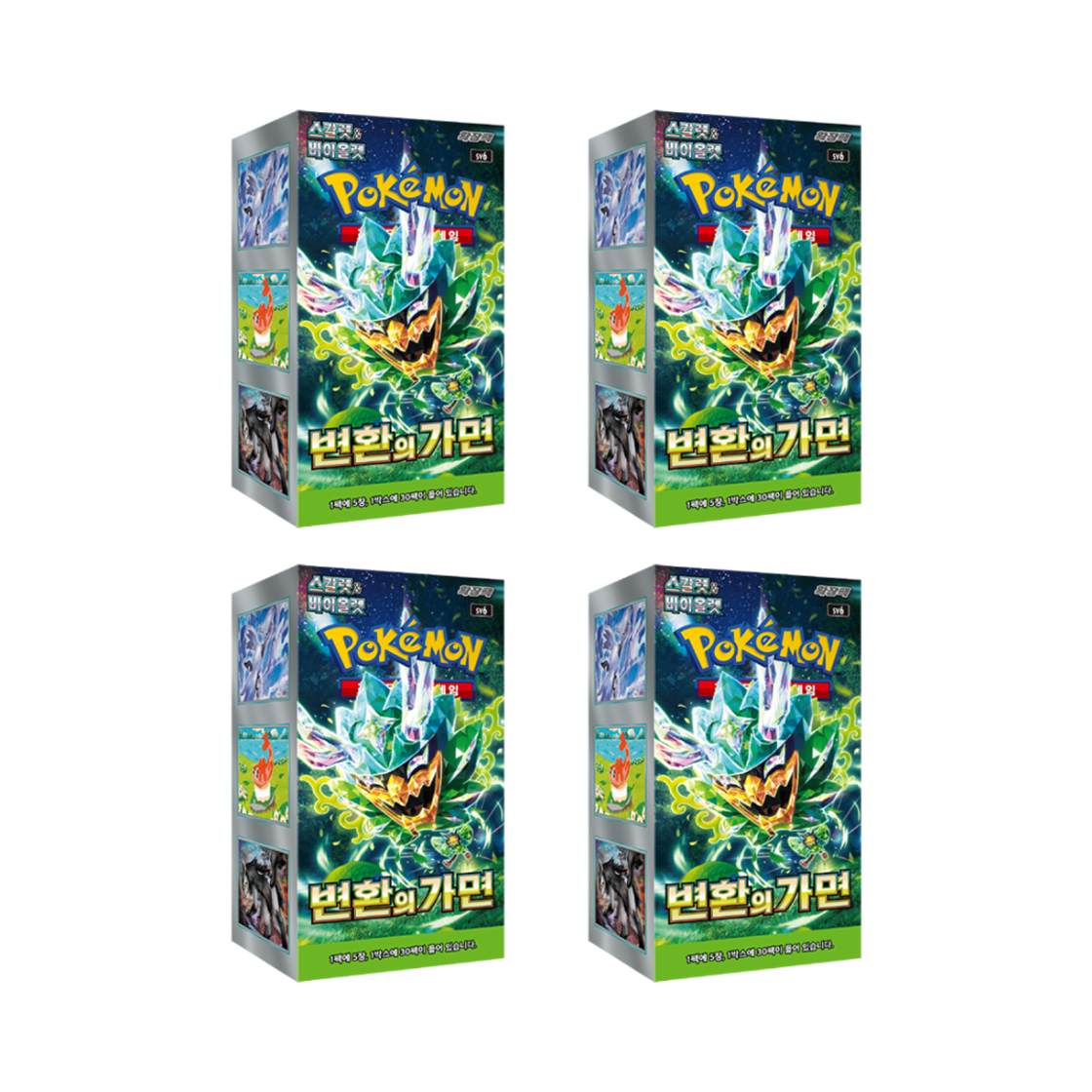 - Pokemon TCG Scarlet & Violet Enhanced Expansion Pack Twilight Masquerade 4 Box (Pack of 120/Korean Ver.)