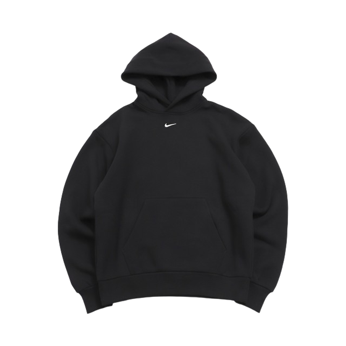 IX1927-001 Nike Solo Fleece Pullover Hoodie Total Black Sail - Asia