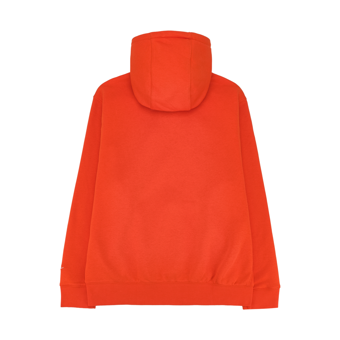 나이키 클럽 플리스 풀오버 후드 세이프티 오렌지 포톤 더스트 - 아시아(Nike Club Fleece Pullover Hoodie Safety Orange Photon Dust - Asia) - 2