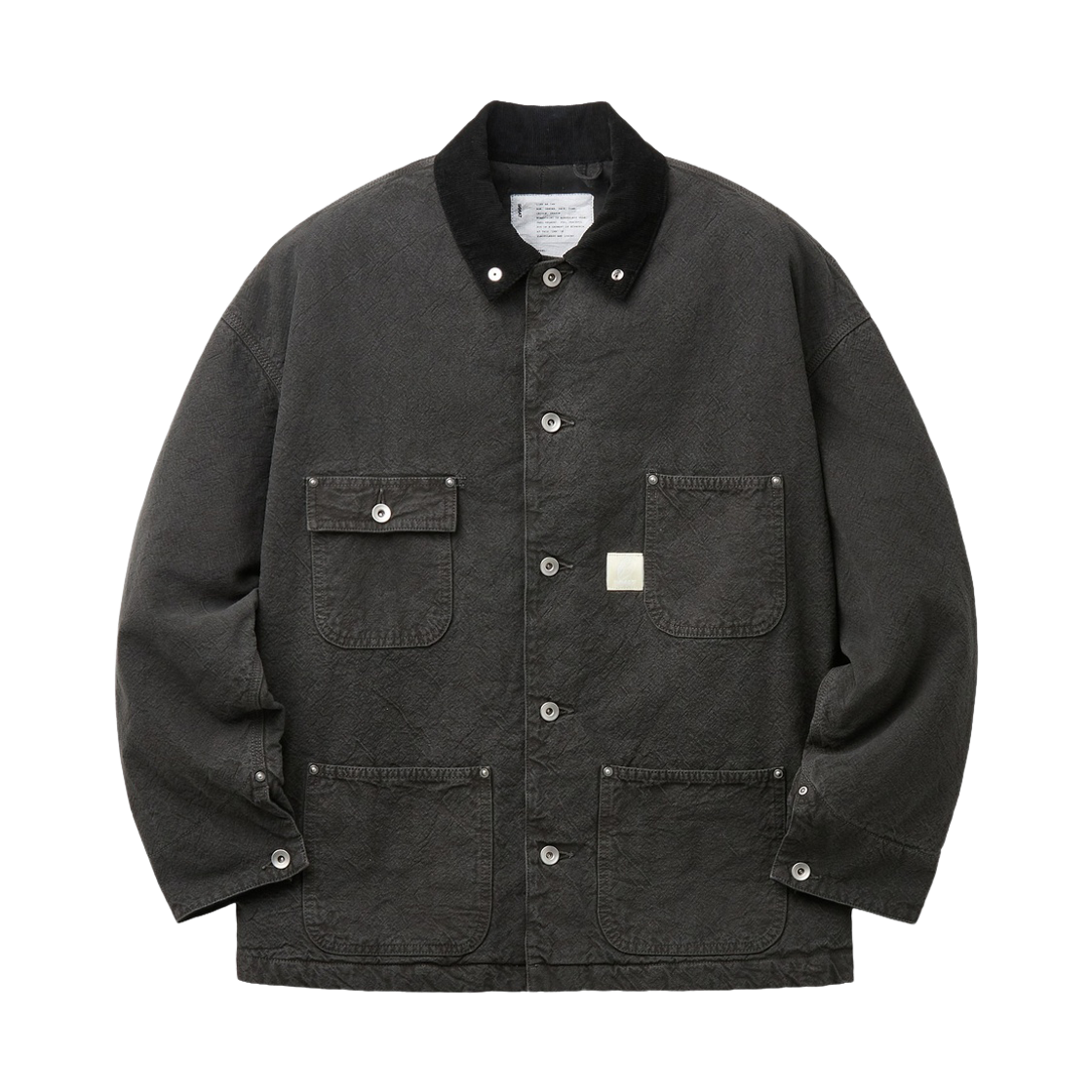 SVUAW26001BKX Series Innat Dyed Work Jacket Black