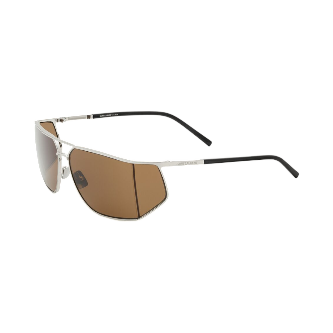 803743-Y9902-8166 Saint Laurent SL 750 Silver Brown