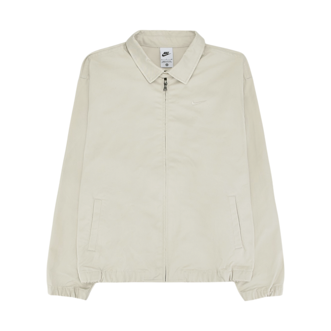 FN3231-104 Nike Life Woven Harrington Jacket Light Orewood Brown - Asia