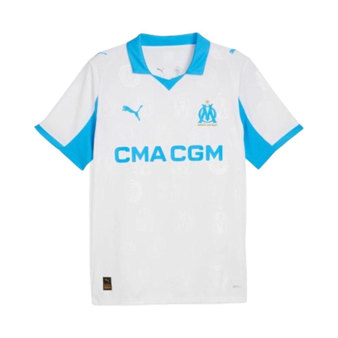 779801-01 Puma Olympique Marseille Home Jersey Replica Jersey White (Non Marking Ver.)