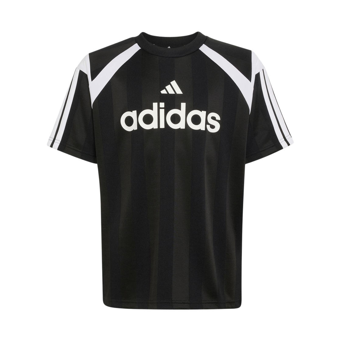 KS1597 (Kids) Adidas House of Tiro T-Shirt Black White - KR Sizing