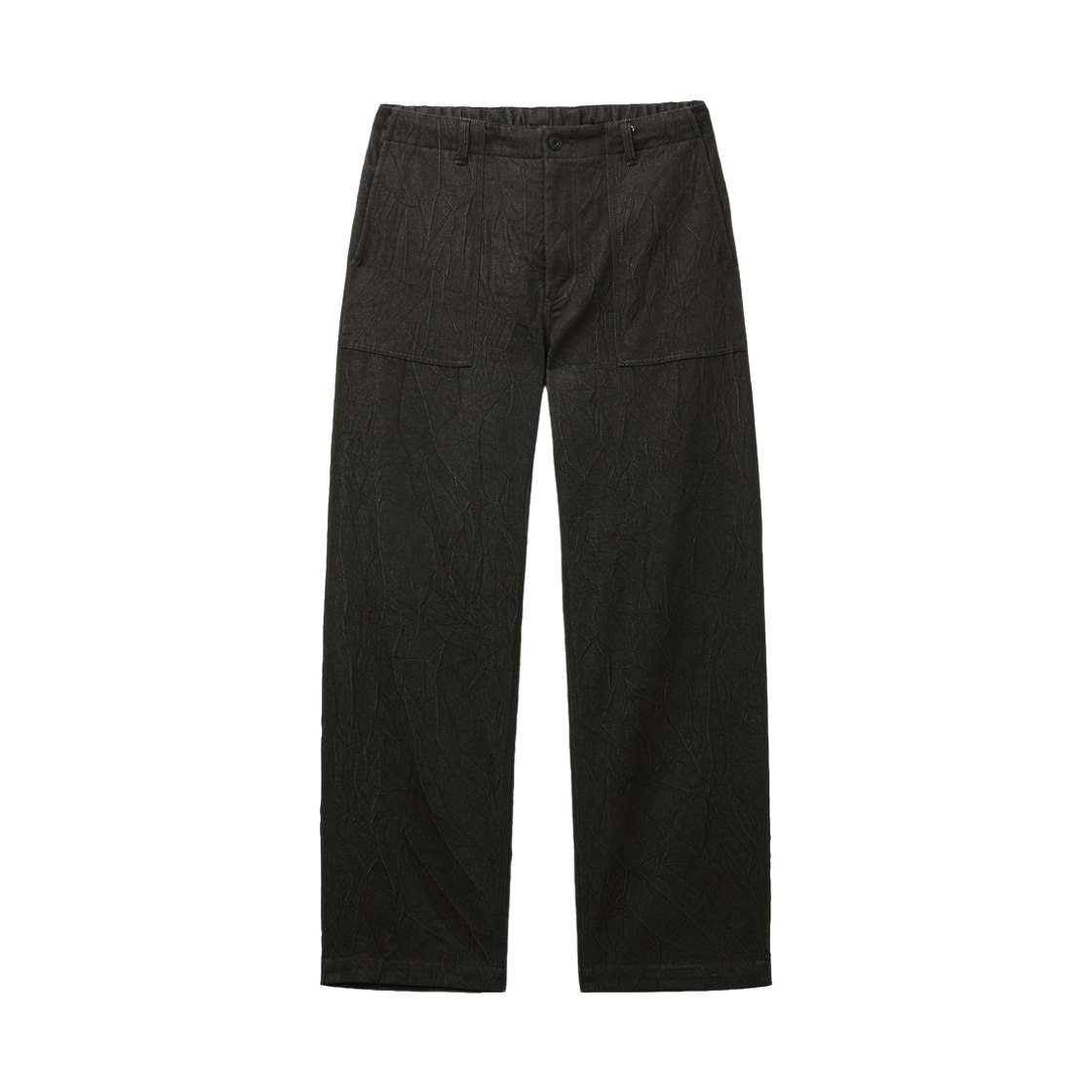 SAPNW26421BRD Series Set Up Denim-Like Crease New Wide Pants Dark Brown Dark Brown