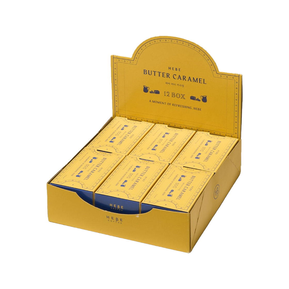 - Hebe Coffee Butter Caramel Set (12 Pieces)
