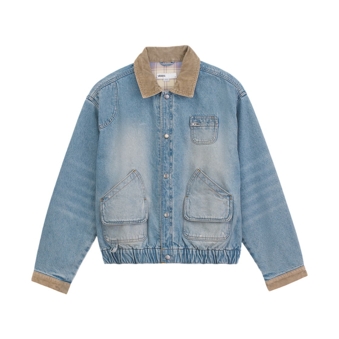 VN0012K4TTJ (W) Vans x SZA Denim Hunting Jacket VANSZA Light Stonewash Blue