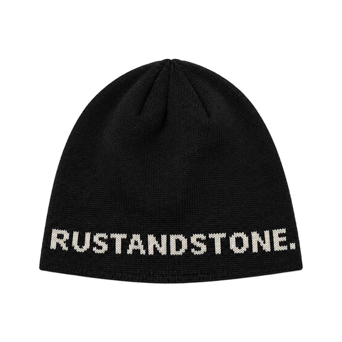 RSFW028BK Rust And Stone Jacquard Beanie Black
