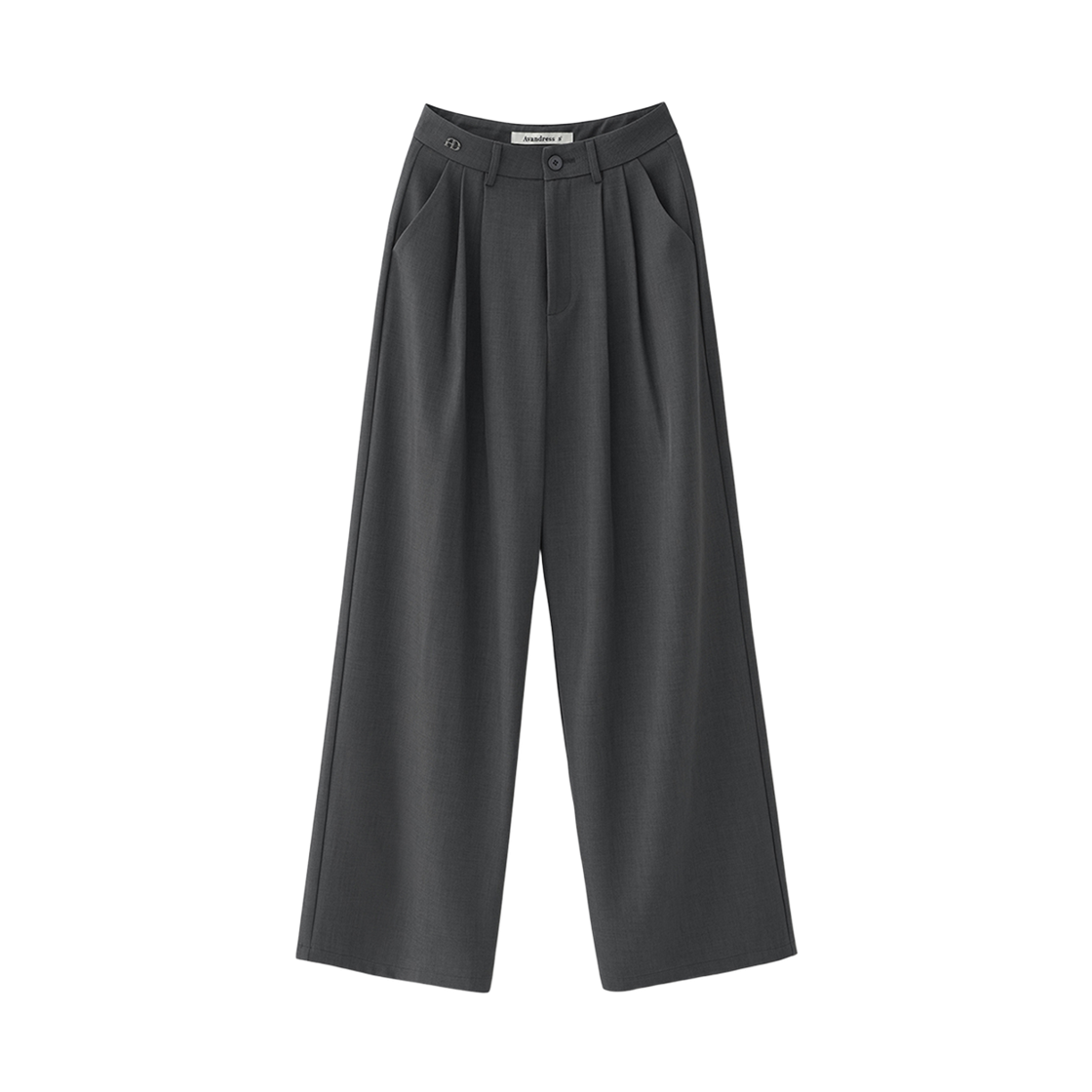 AD63PT09GR AVANDRESS Morrow Two-Tuck Slacks GREY