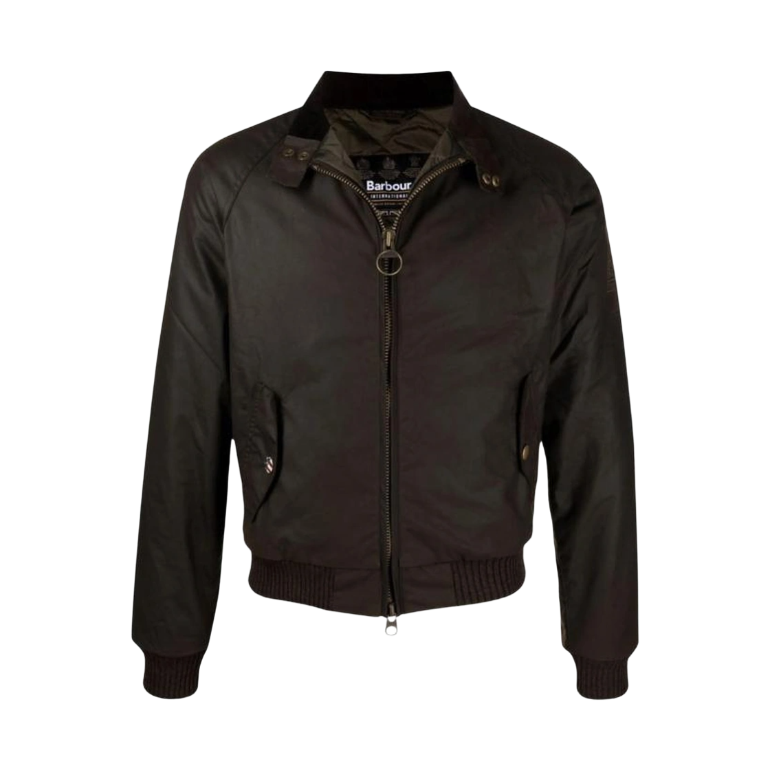 MWX0465OL71 Barbour International Steve McQueen Merchant Wax Jacket Olive