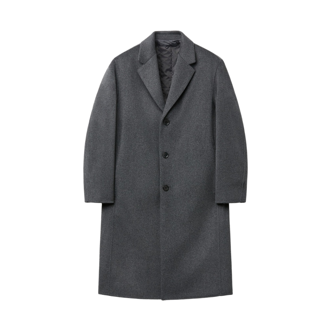 CWCAW26711GYX Customellow Handmade Cashmere Chesterfield Coat Gray