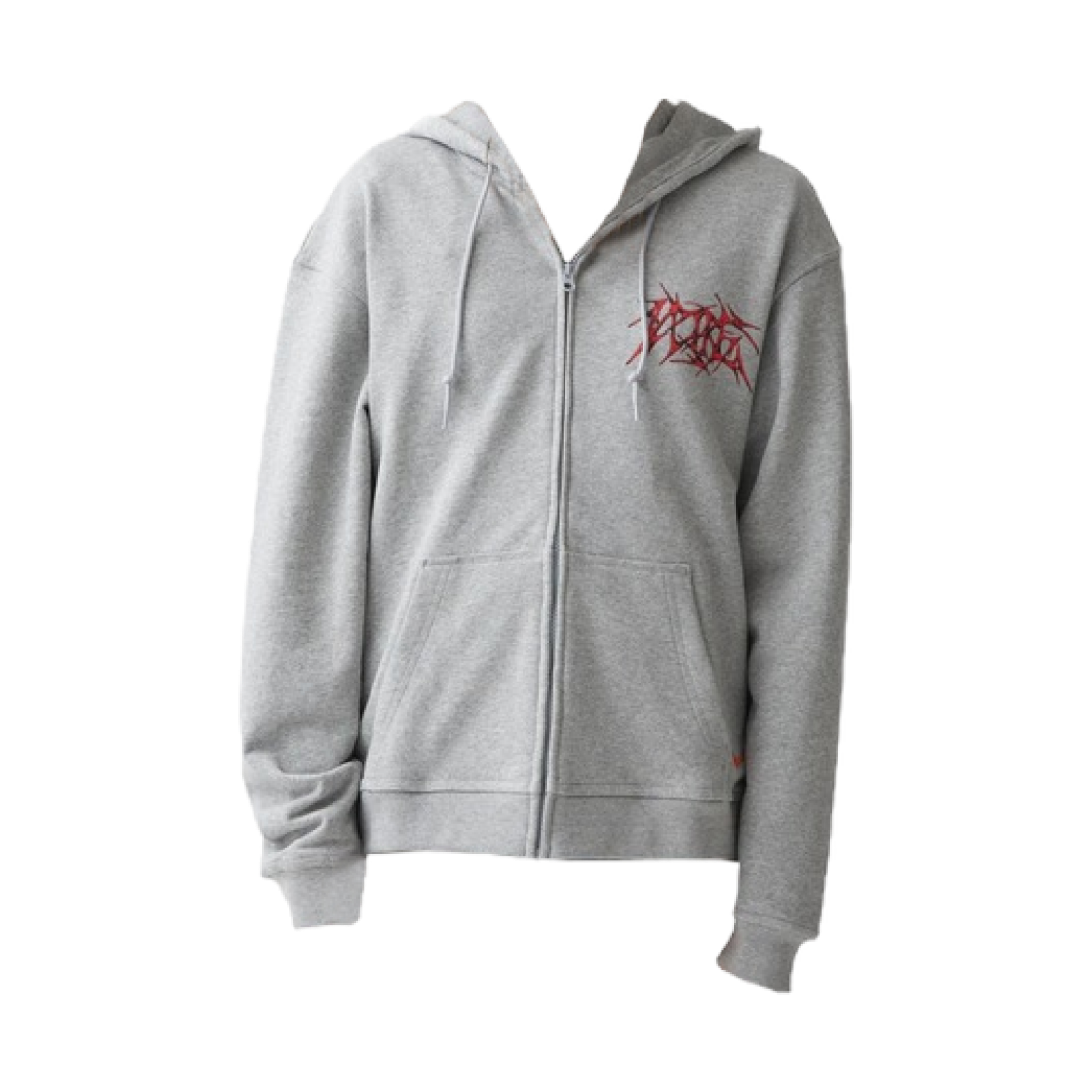 IO2257-063 Nike NSW Full Zip Hoodie Dark Grey Heather Light Smoke Grey - Asia