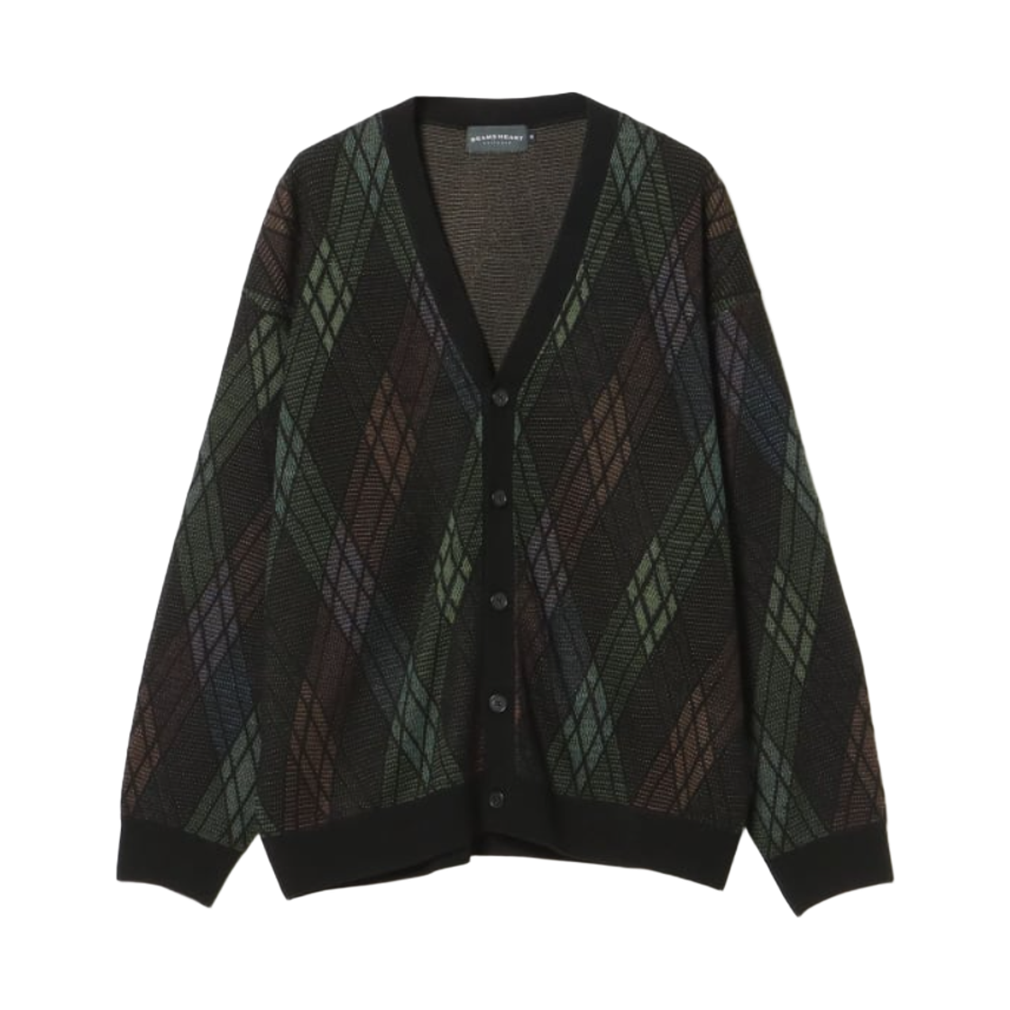 42-15-0092-639 Beams Heart Assorted Retro Cardigan Multi