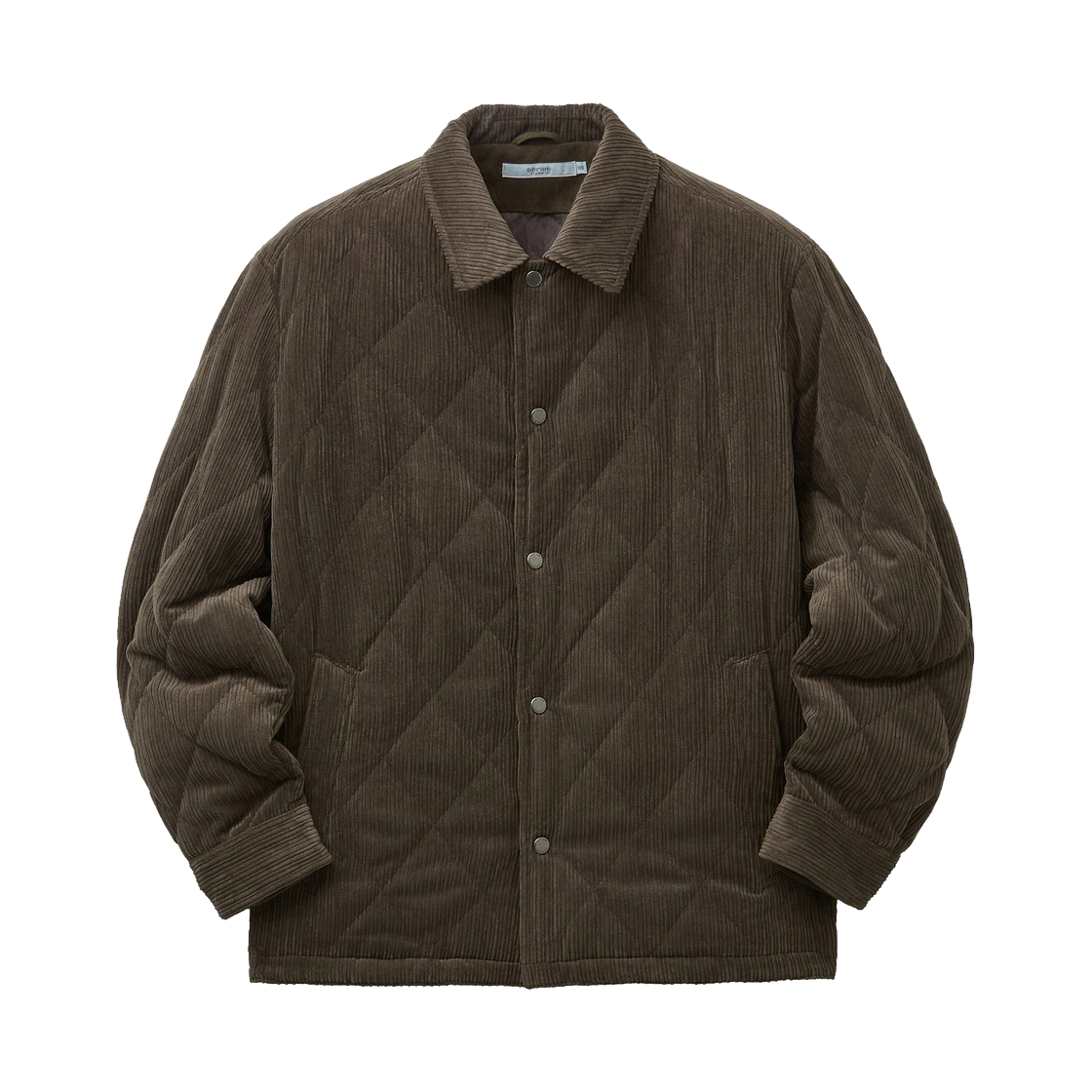 SASFW26941BRX Series Corduroy Quilted Overshirt Brown