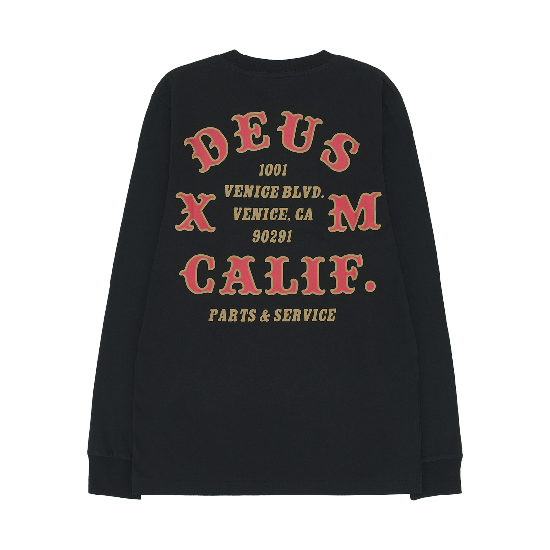 D263ULT351-099/D263MLT351-BLK Deus Ex Machina Quick Strike L/S T-Shirt Black