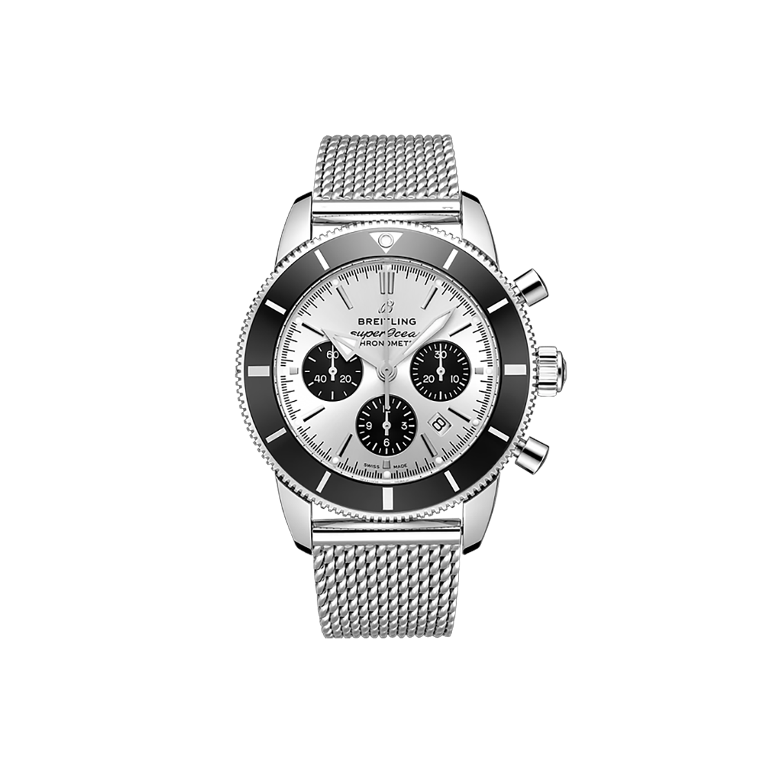 IT8NU6VGC8V9 Breitling Superocean Heritage Chronograph Silver Bar