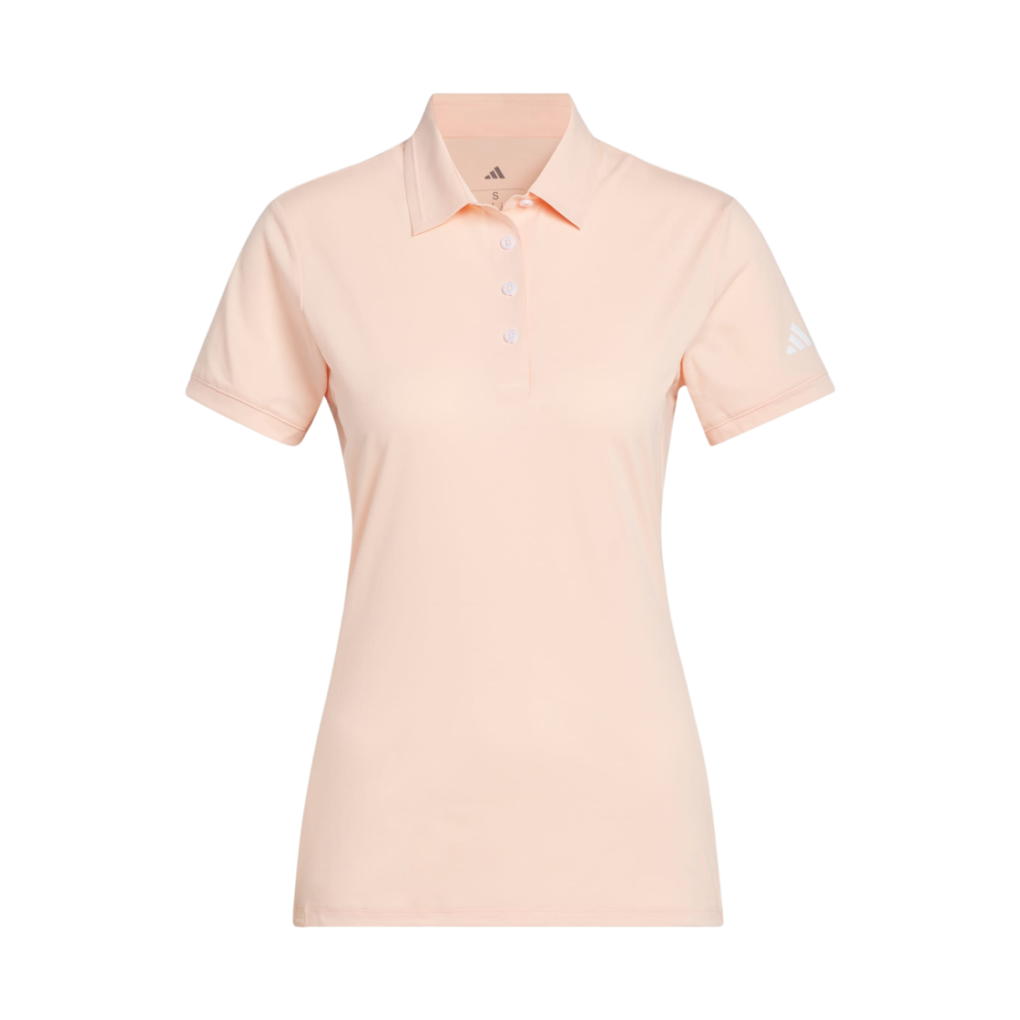 JE7347 (W) Adidas Ultimate365 Tour Twistknit Polo Shirt Powder Coral - KR Sizing