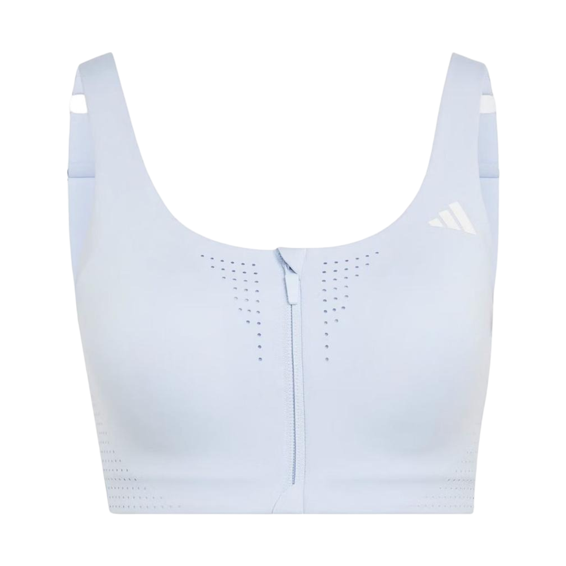 KQ5235 (W) Adidas Easy Fit Train High Support Bra GCA Crystal Sky White - KR Sizing