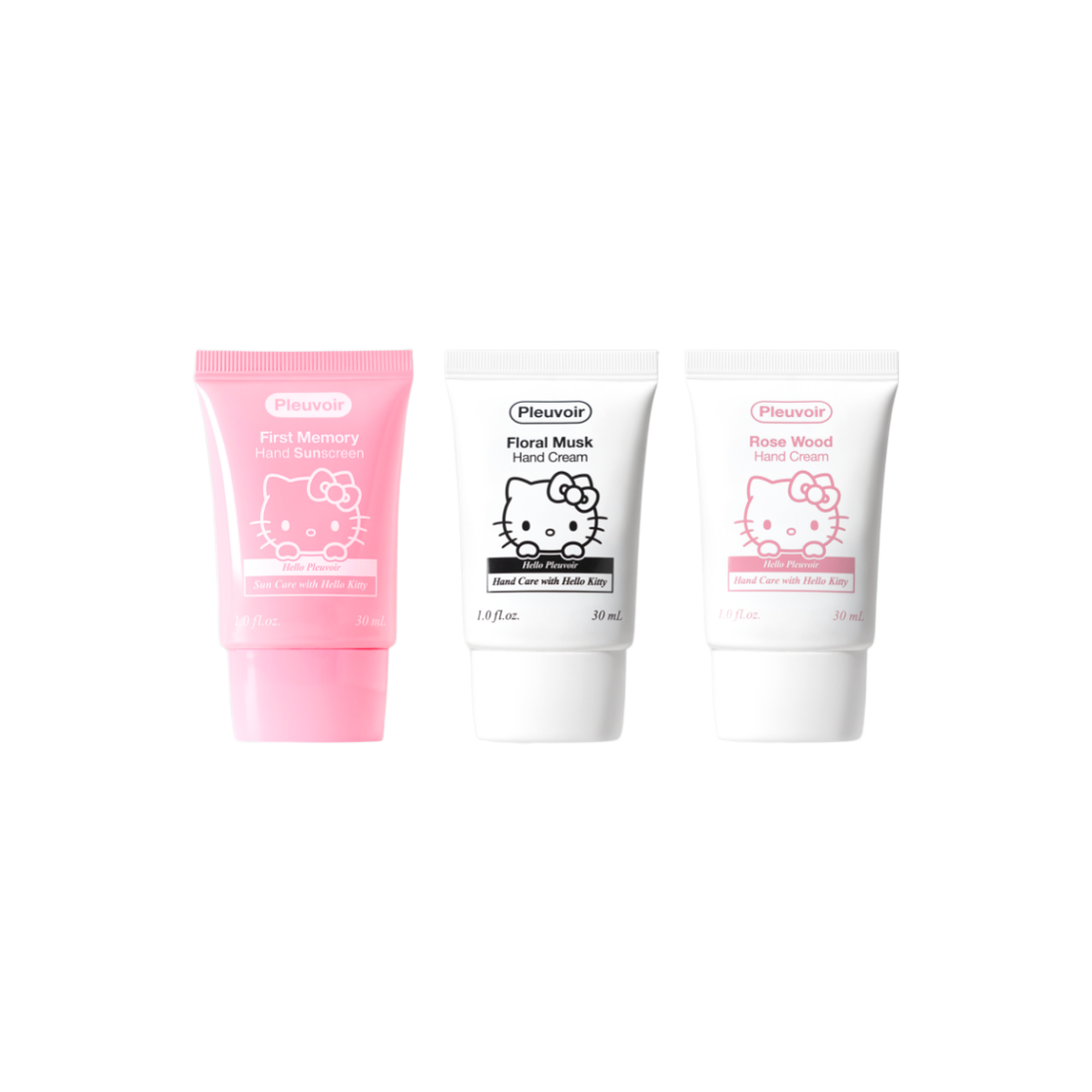 플르부아 헬로키티 핸드선,핸드크림 세트 (3종 중 택1)(Pleuvoir Hello Kitty Hand Cream Virtual Set) - 3