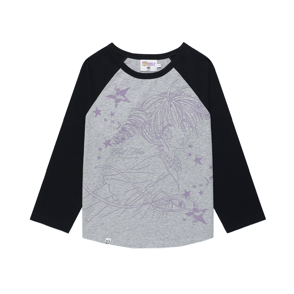 CV2GFFT562BGR [KREAM 단독] CAVISH x FULL MOON Luna Raglan LS Tee Grey