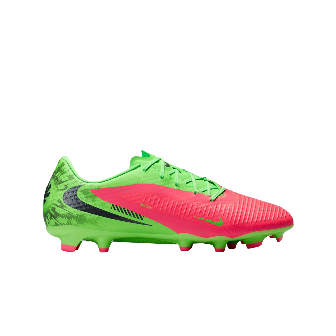 HQ2314-603 Nike Phantom 6 Low Academy FG/MG EH Hot Punch Green Strike