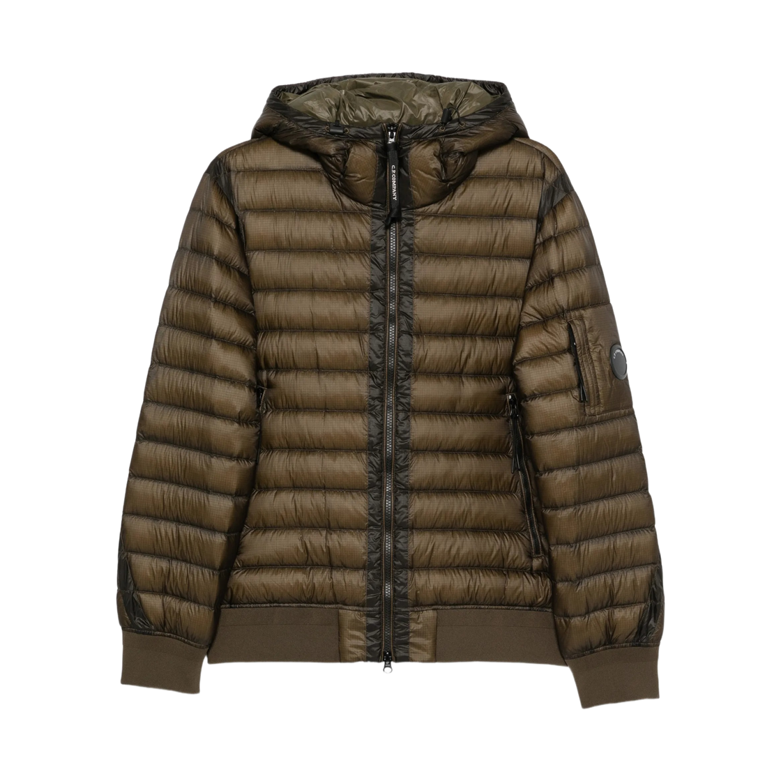 21CMOW751A110416A683 C.P. Company D.D. Shell Hooded Lens Down Jacket Ivy Green - 26FW