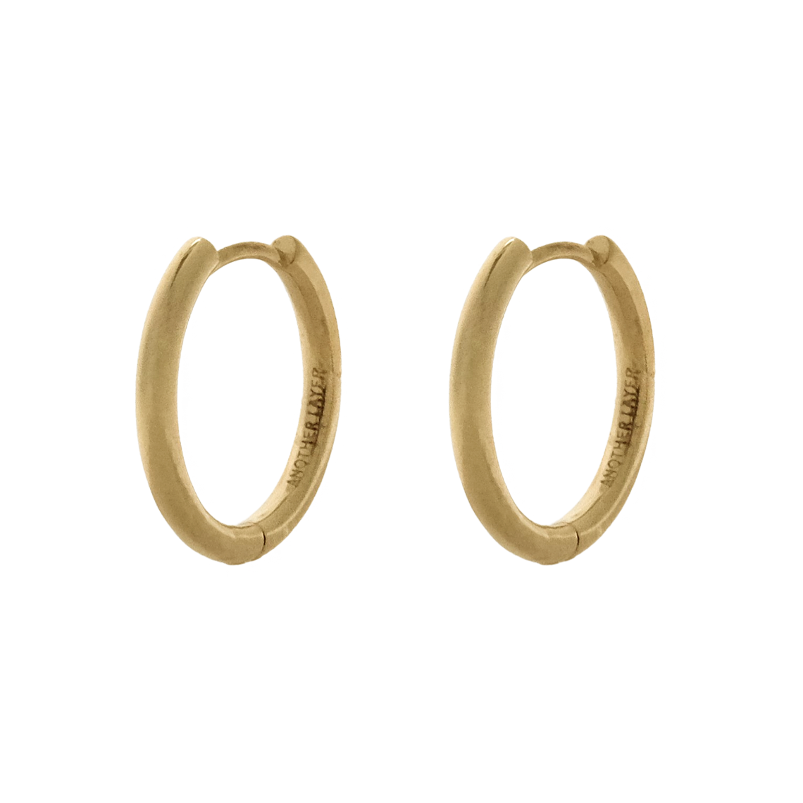 AL66 Another Layer Simple Hoop Earring Gold