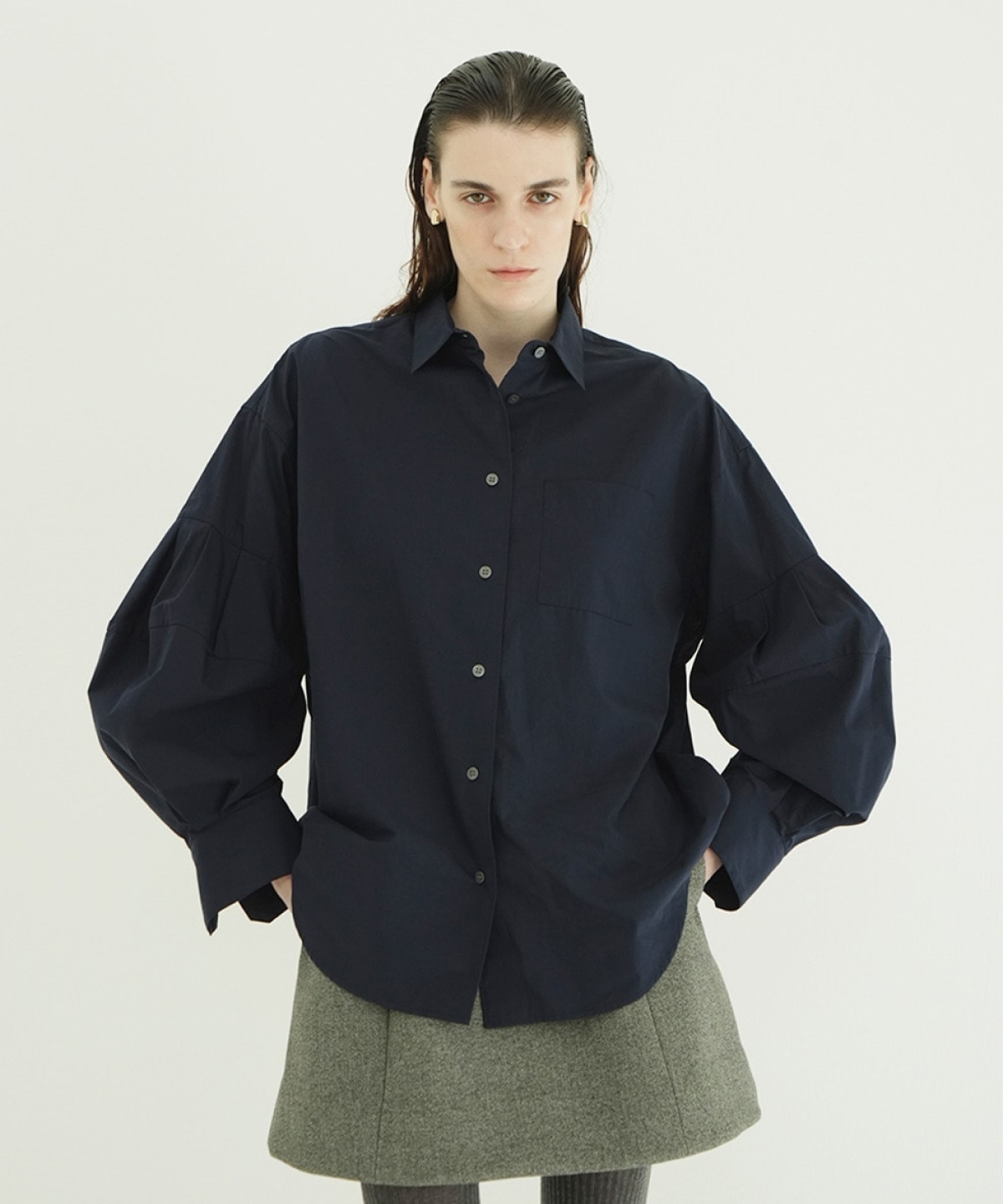 클라네 볼륨 슬리브 셔츠(CLANE Volume Sleeve Shirts) - 6