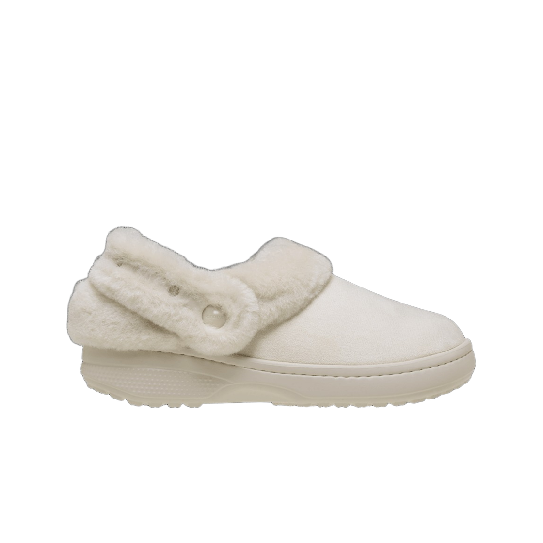 212106-0LH Crocs Classic Unfurgettable Suede Clog Sandstone