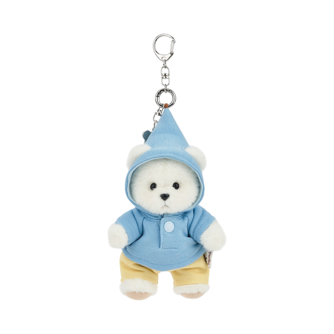 테디 테일즈 레나베어 시그니처 키링 화이트(Teddy Tales Lina Bear Signature Keyring White) - 2