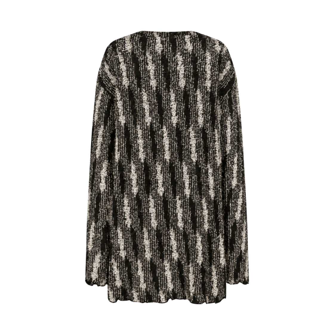 [KREAM 단독] 랑거 헤어리 롤드 엣지 니트 블랙([KREAM 단독] Langer Hairy Rolled Edge Knit Black) - 2