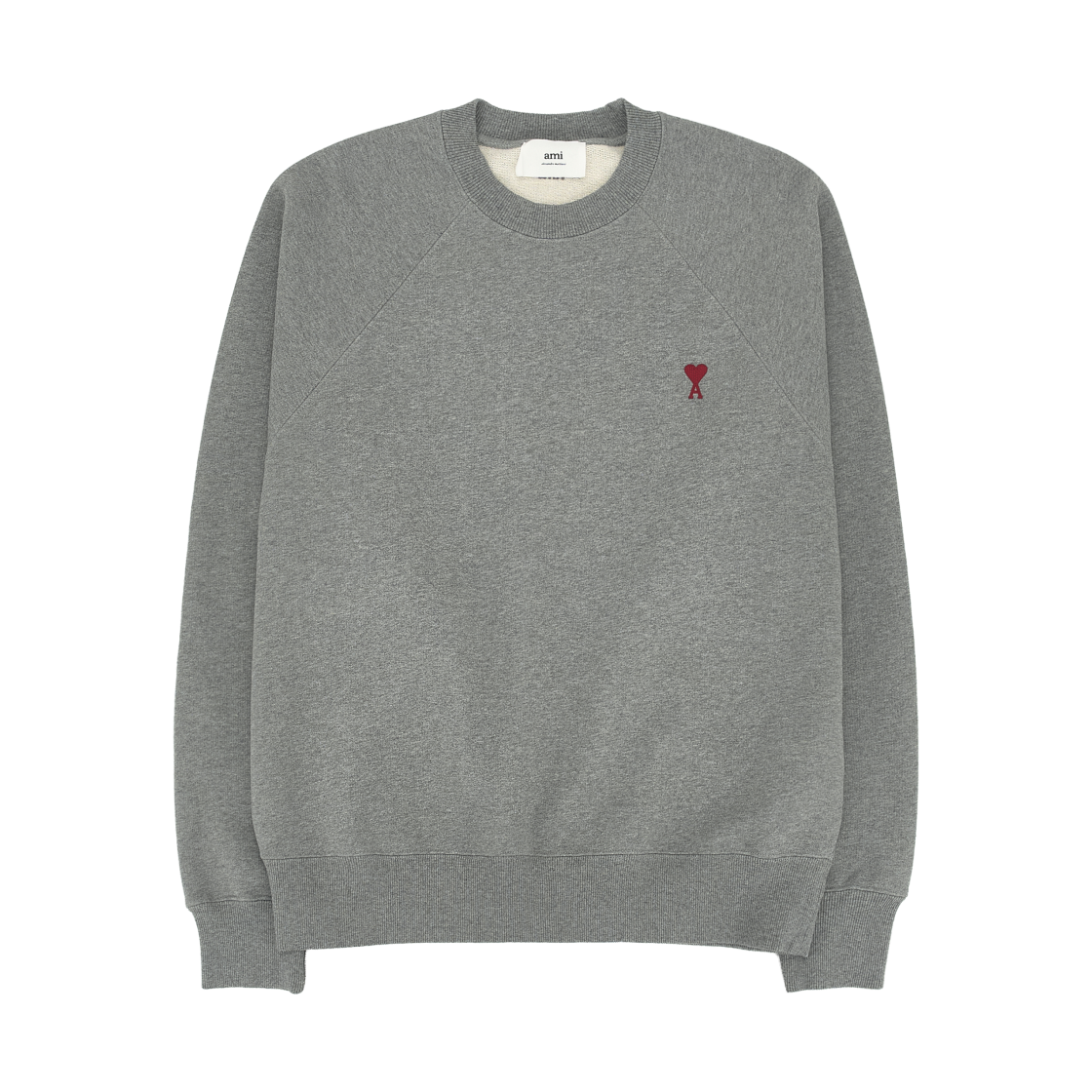 BFUSW005-747-055 AMI de Coeur Sweatshirt Heather Grey