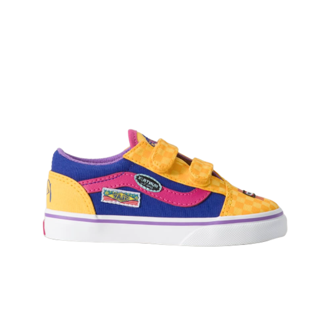 VN000Z9TYLW (TD) Vans x K-Pop Demon Hunters Old Skool Velcro Rumi Yellow