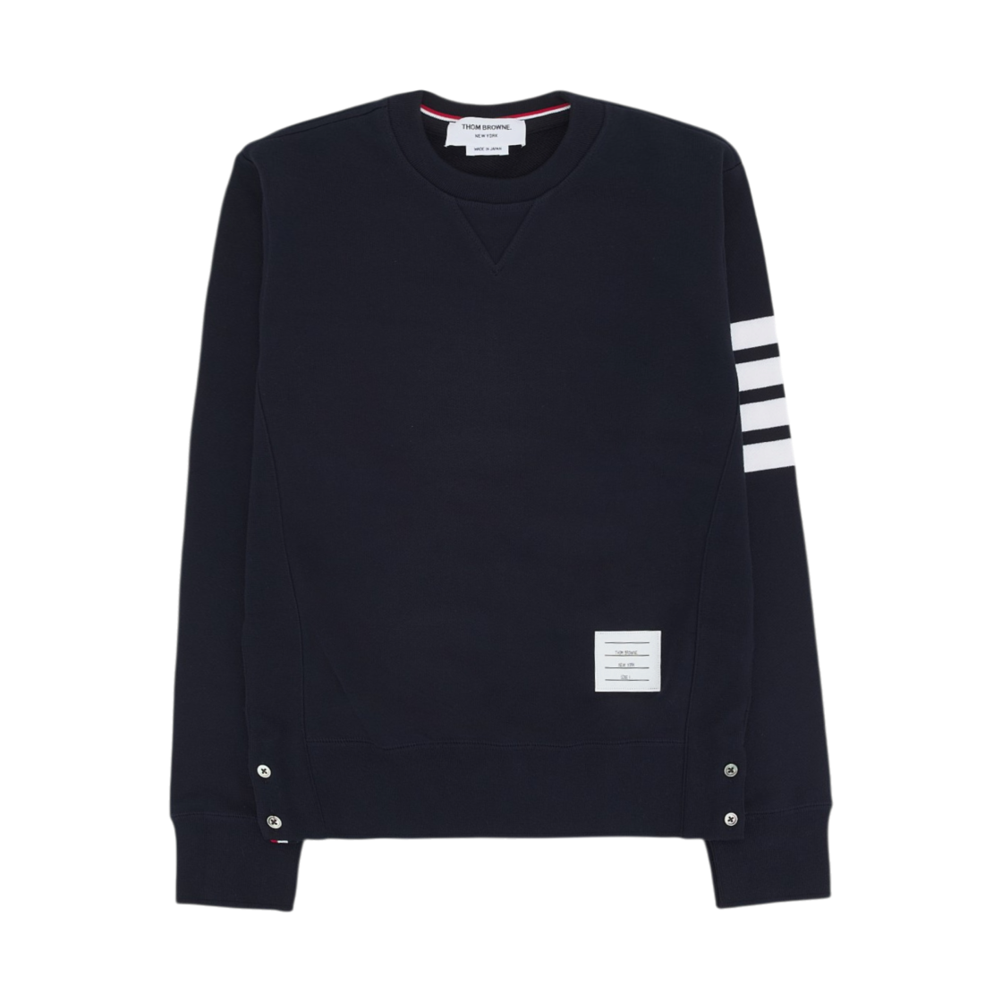 톰브라운 엔지니어드 사선 스웨트셔츠 네이비(Thom Browne Engineered 4-Bar Sweatshirt Navy)