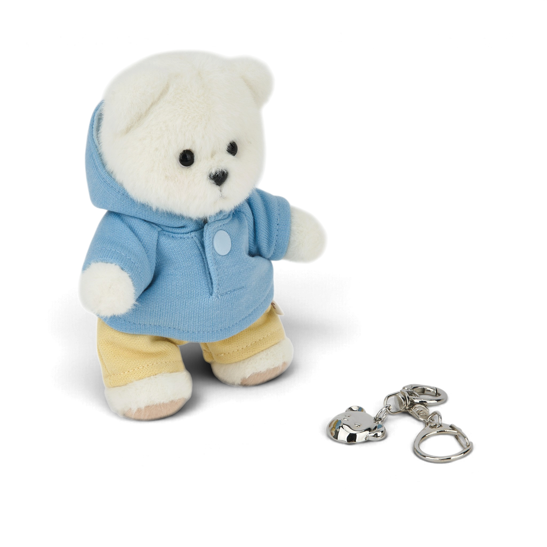 테디 테일즈 레나베어 시그니처 키링 화이트(Teddy Tales Lina Bear Signature Keyring White) - 5