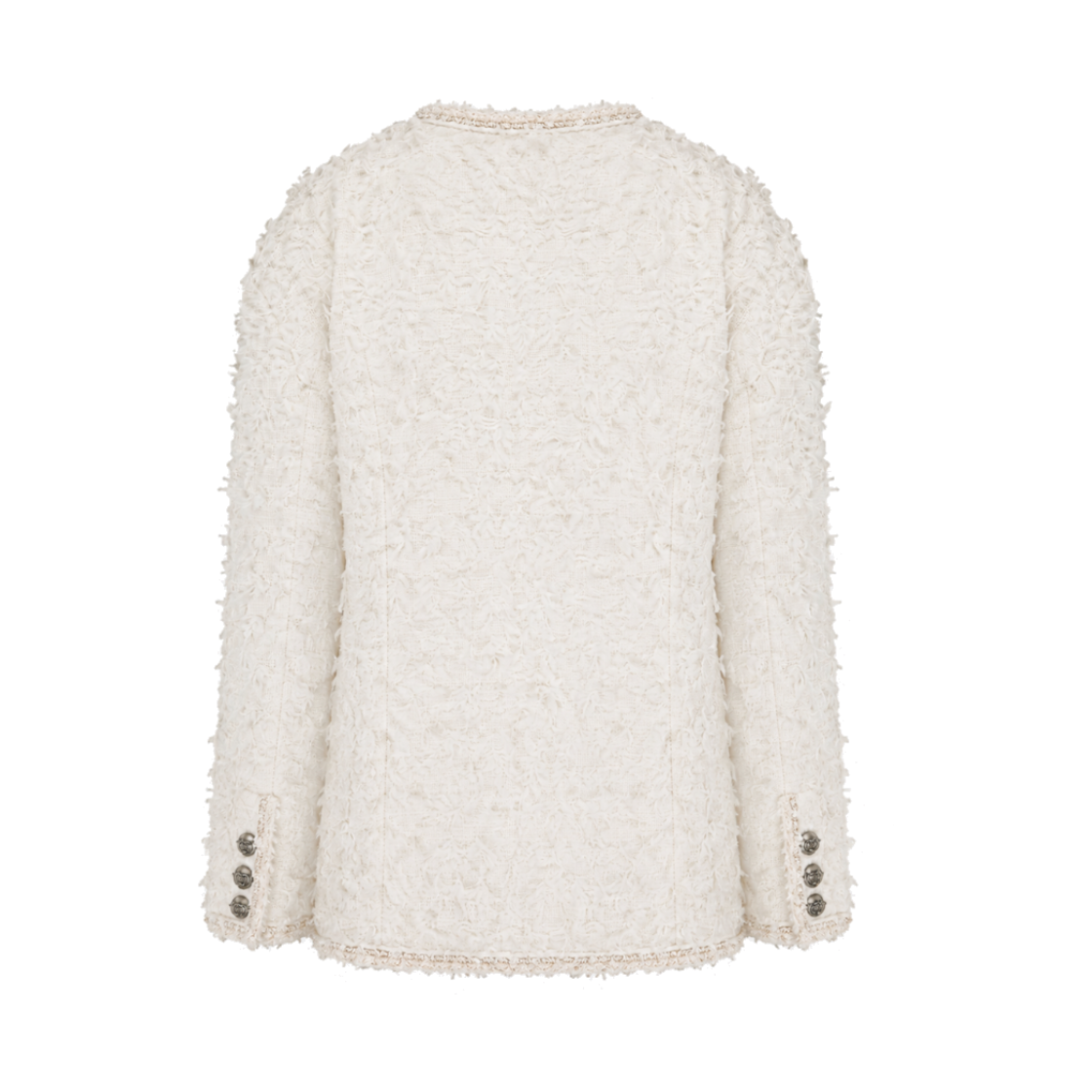 [KREAM 단독] 랑거 엠버 프린지 트위드 자켓 아이보리([KREAM 단독] Langer Amber Fringe Tweed Jacket Ivory) - 2