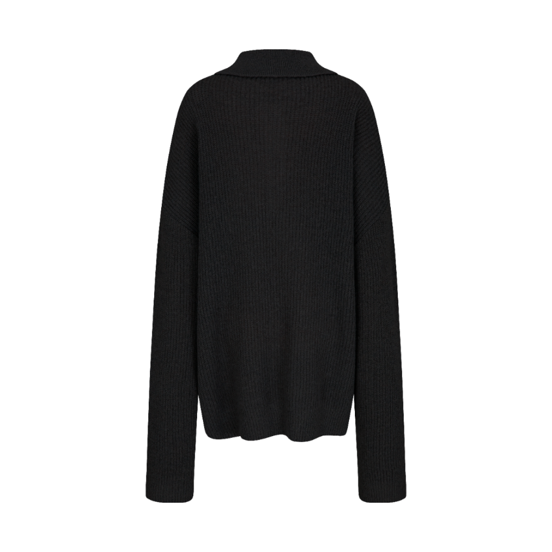 [KREAM 단독] 랑거 빅 카라 박시 니트 블랙([KREAM 단독] Langer Big Collar Boxy Knit Black) - 2