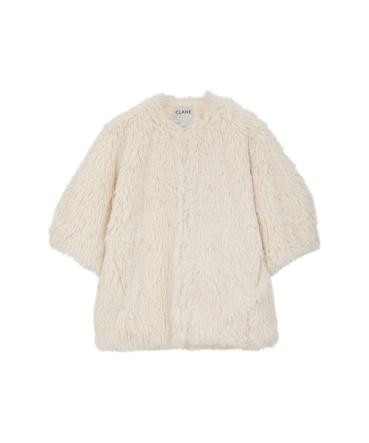 클라네 하프 슬리브 페이크 퍼 재킷(CLANE Half Sleeve Fake Fur Jacket) - 6