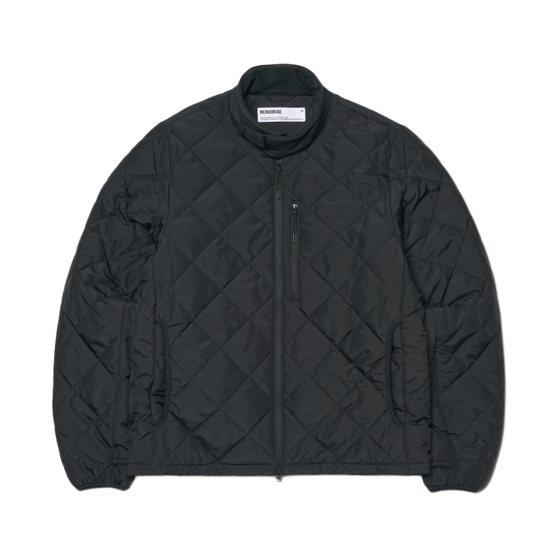 NMWF62JK10BLK NOMANUAL Soft Shell Quilted Jacket Black