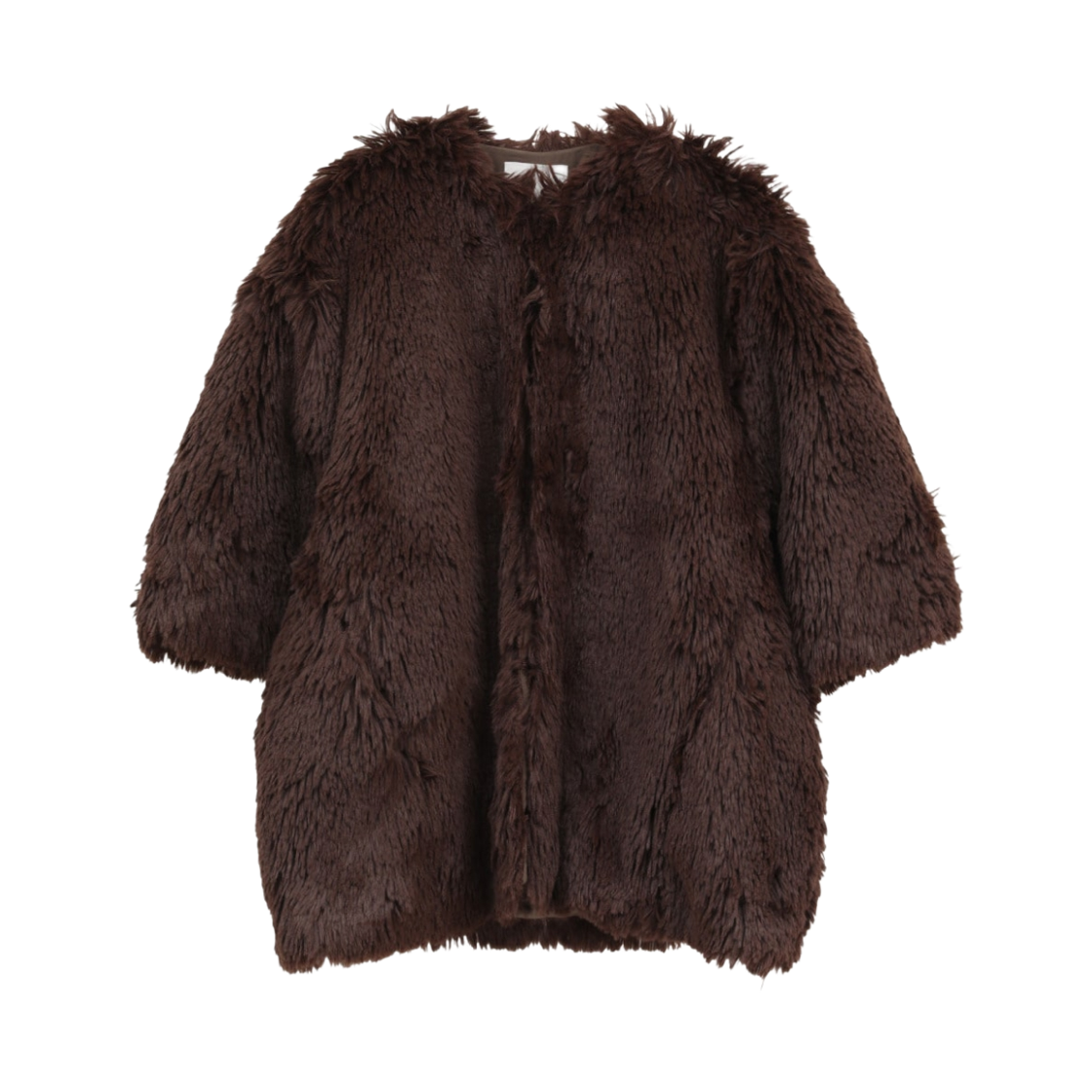 11103-0443 CLANE Half Sleeve Fake Fur Jacket