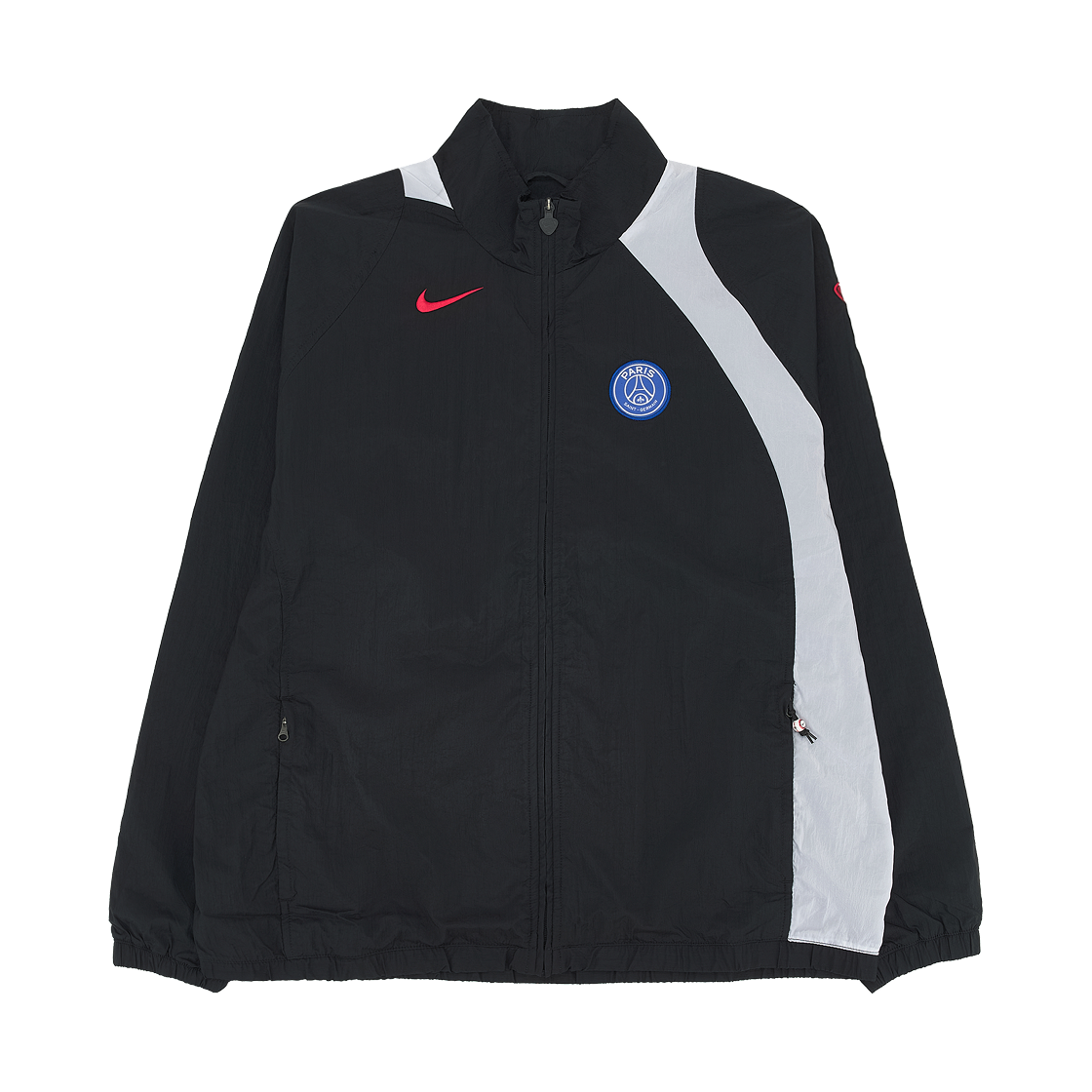 HQ9739-010 Nike Paris Saint-Germain Third Total 90 Football Tracksuit Jacket Black White (Non Marking Ver.)