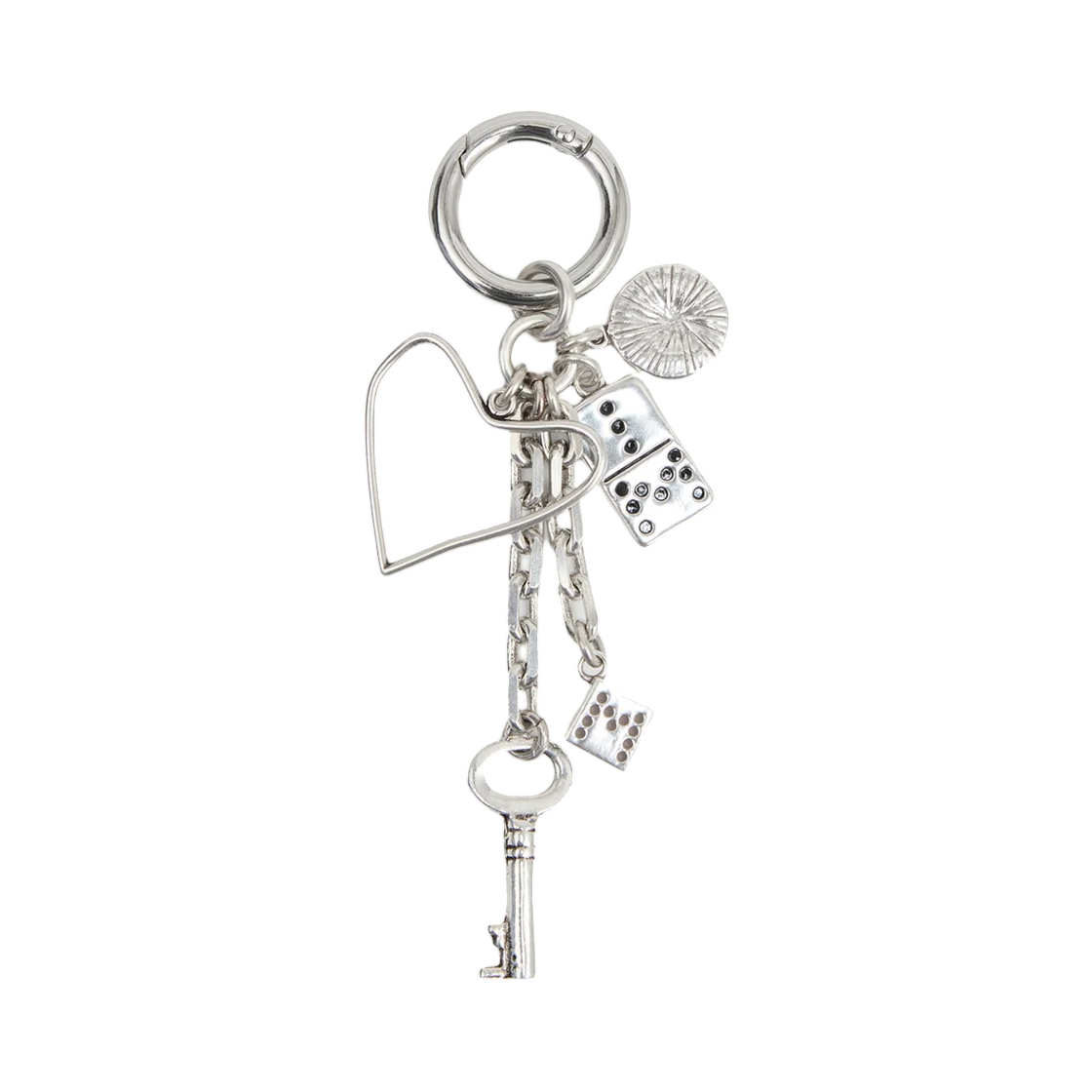 PC020BFA-D4X01A-08SI Isabel Marant Charm Keychain Silver