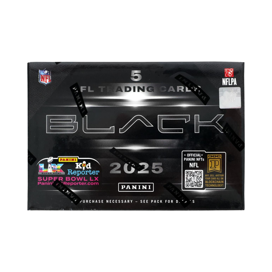 파니니 블랙 2025 풋볼 하비 박스 (5장)(Panini Black 2025 Football Hobby Box (Card of 5)) - 1