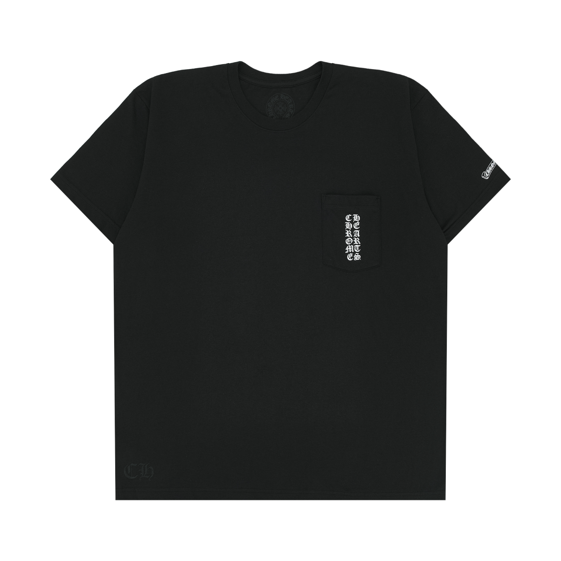 크롬하츠 스크롤 로고 티셔츠 블랙 - 오사카 한정(Chrome Hearts Scroll Logo T-Shirt Black - Osaka Exclusive) - 2