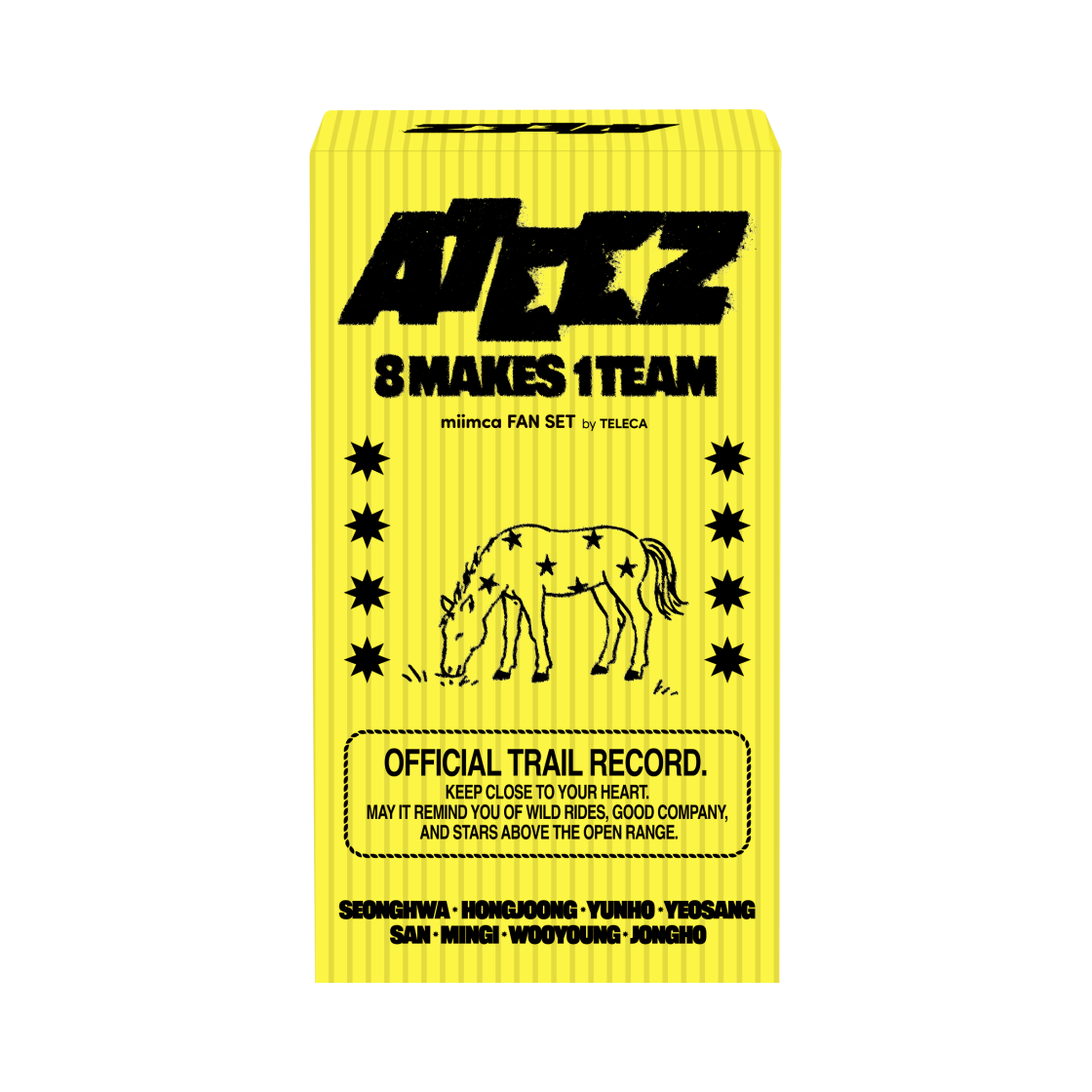 테레카 에이티즈 MMICA 팬 세트 버전 1(TELECA Ateez MMICA Fan Set Ver. 1) - 1